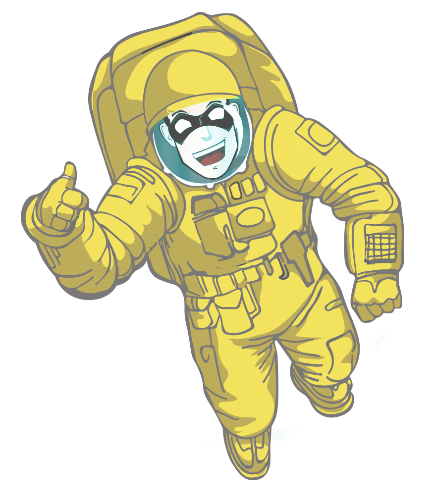 Astronauta Mr atomico